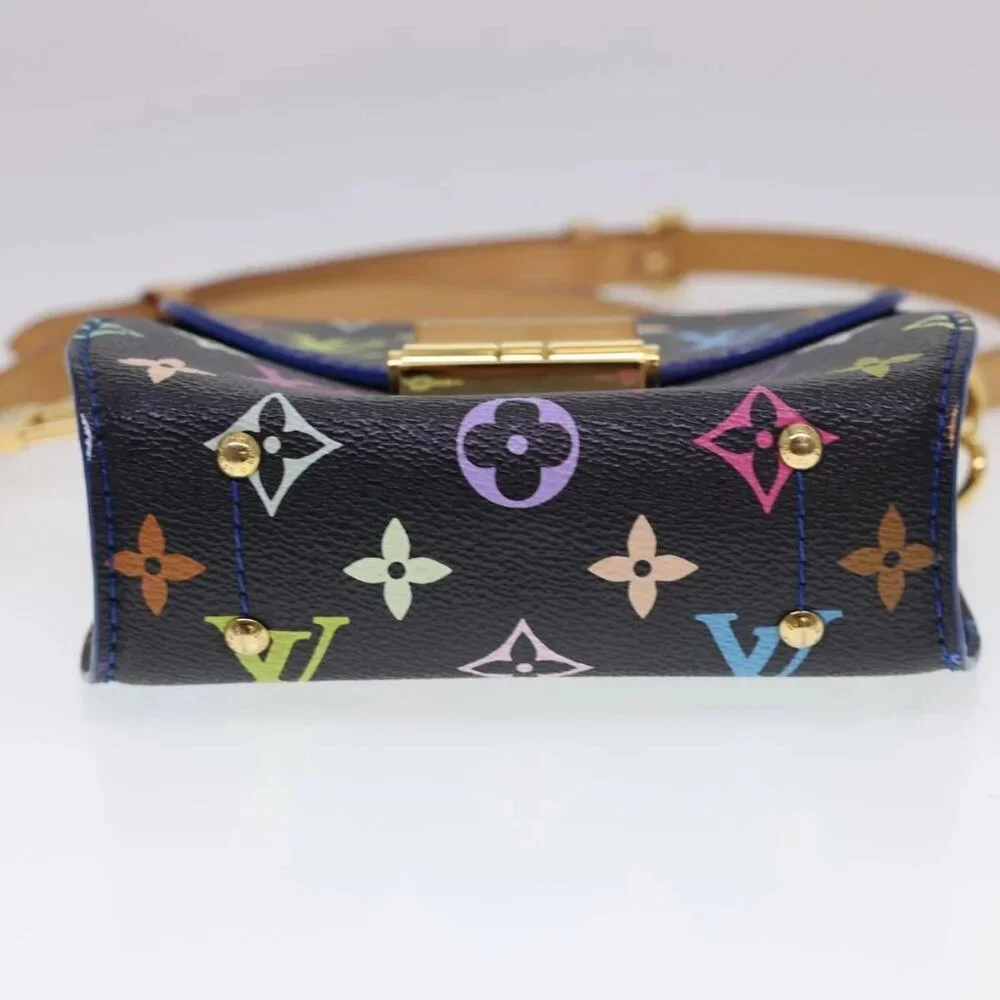 LOUIS VUITTON Multicolor Heart Breaker Shoulder Bag Black M40659 LV Auth 40032SM